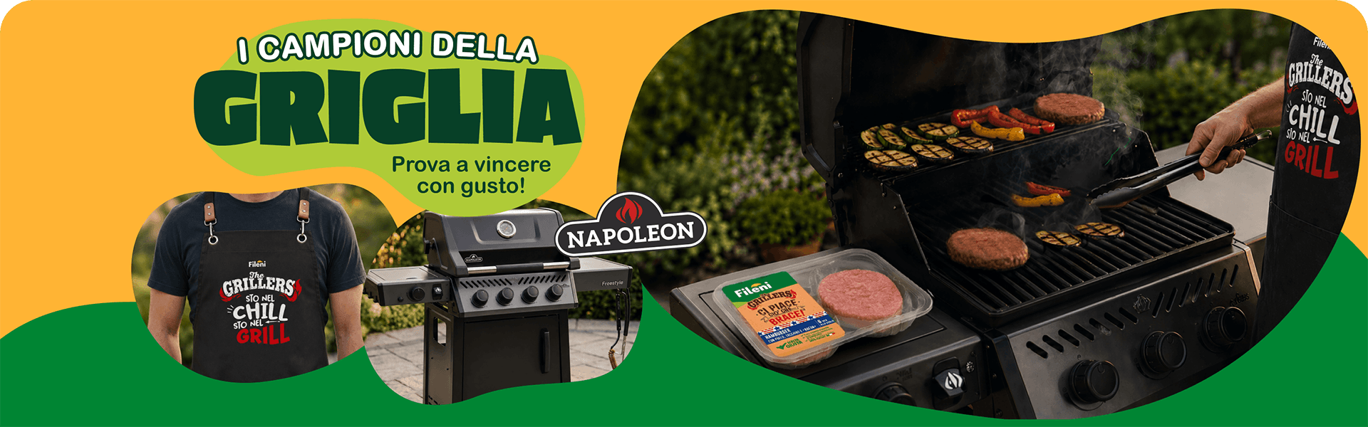 I campioni della griglia - Prova a vincere con gusto!